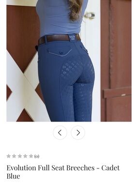 Halter Ego Evolution Cadet Blue Full-Seat Breech